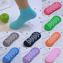 0 за счет складки, мягкая модная спортивные дышащие нескользящие носки противоскользящая рукоятка Спортивные носки для пилатеса
