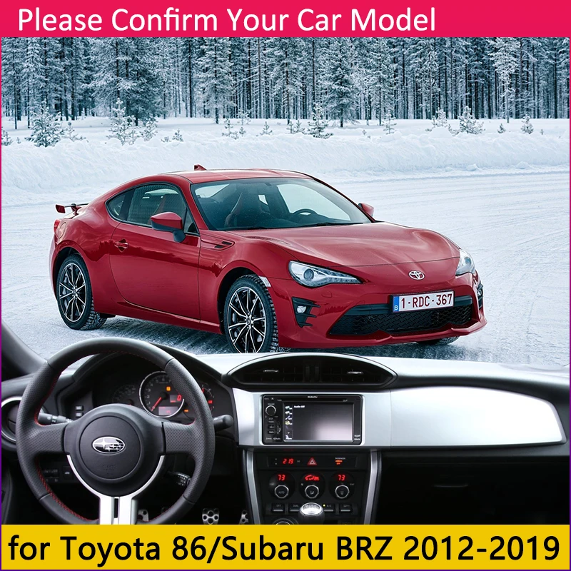 Для Toyota 86 GT86 FT86 Scion FR S Subaru BRZ 2012 ~ 2019 Противоскользящий коврик панель управления