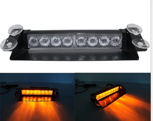 Luzes de Advertência Flash de Alta Universal Flash Beacon Strobe Carro Van Caminhão s2 Frente Otário Explosão Potência Brilhante Relâmpago 12 v 8 Led