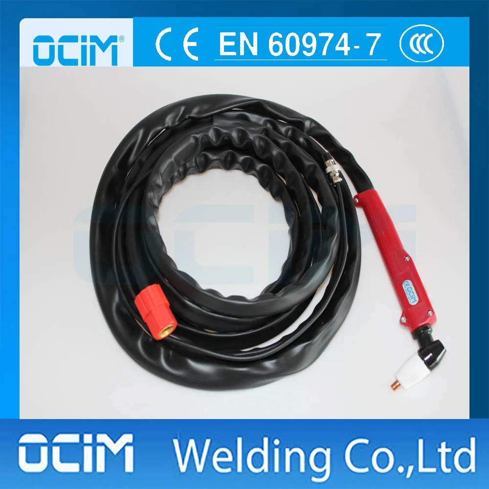 

PT31 PT-31 Plasma Cutting Torch 5M Connector M16*1.5 for Air Plasma Cutting Machine Cutter CUT-40 CUT 40 CT-312 CT 312 LGK40 LG