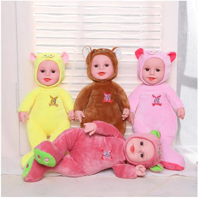 Goedkoop Ogen open Babypop Reborn Pop Speelgoed Voor Kinderen Slaap Leuke Vinyl Pop Knuffel Meisje Baby Cadeau Collectie