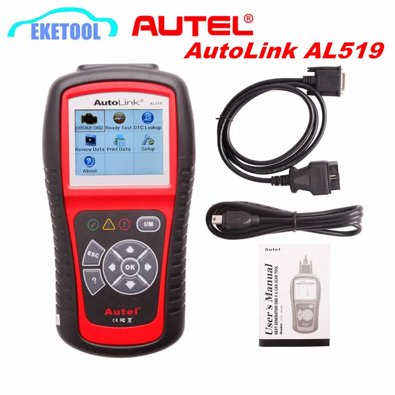 Best Genuine Autel AutoLink AL519 OBD EOBD Diagnostic Scanner Upgrade Online Multi Language Autel AL519 Code Reader Diagnostic Tool
