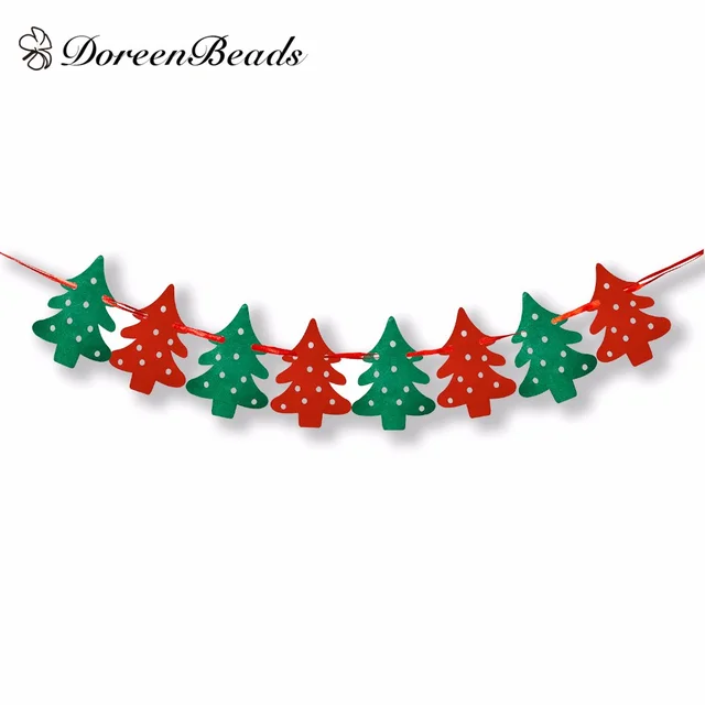 Christmas Banners Part - 19: DoreenBeads Home And Shop Decoration Decorative Flags Christmas Tree Banner Christmas Banners Hanging Xmas Festivals 2m