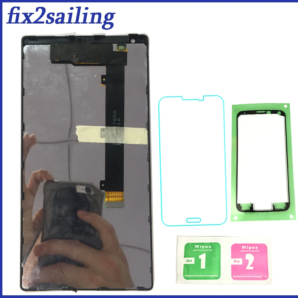 

100% Tested 6.4" Replacement Parts For Xiaomi Mix 2 LCD Display MIX Touch Screen Digitizer Assembly Mi MIX 6.4- Black White