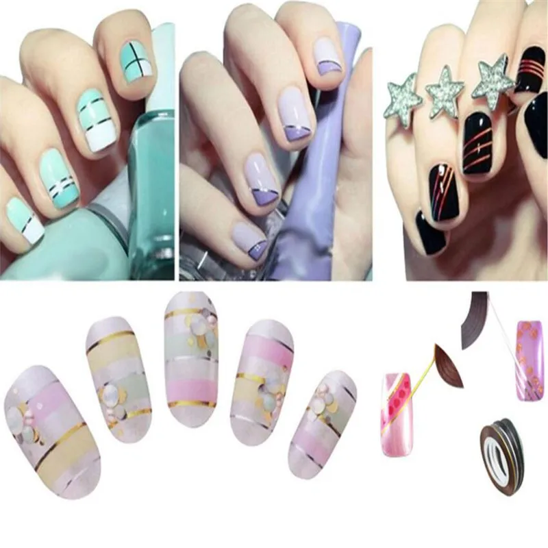 30 шт. голографическая лента для ногтей|nail strips|nail tapemanicure nail |