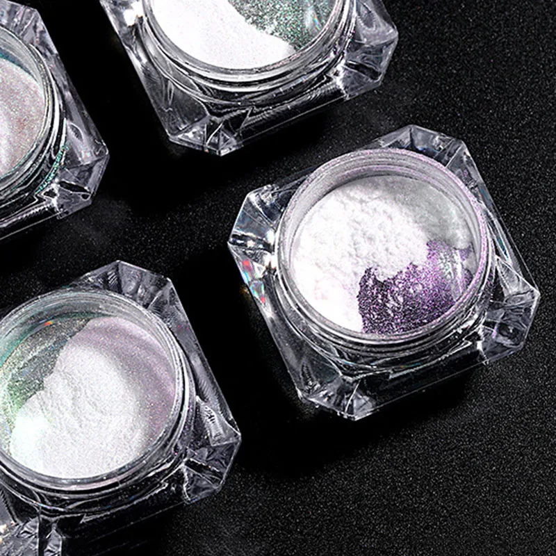 

1pc Nail Art Glitter Powders Ultra-fine Nails Pigment Glowing Power for Nails SSwell