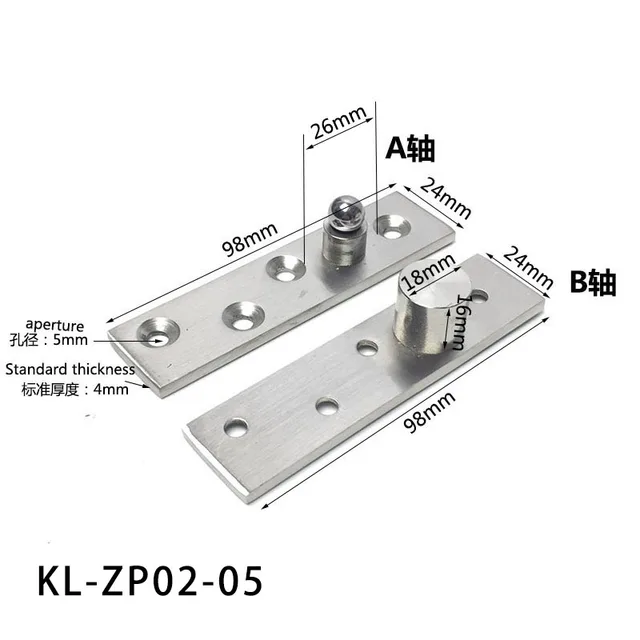 Stainless Steel Doors Hinges Under 360 Degree Rotating Shaft Rotation