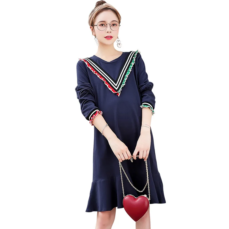 spring new V-shaped long-sleeved Mermaid Maternity Dress pregnant women's Dress maternity maxi dress maternity dress photography spring new V-shaped long-sleeved Mermaid Maternity Dress pregnant women's Dress maternity maxi dress maternity dress photography