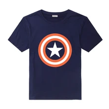 Captain America T Shirt Printed T-shirts Men Avengers iron man Civil War Tee Cotton Fitness Clothing Male Tops