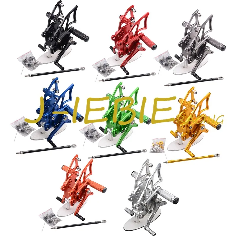 

CNC Racing Rearset Регулируемые задние комплекты подножки подходят для Kawasaki NINJA EX300 300R 2013 2014 2015