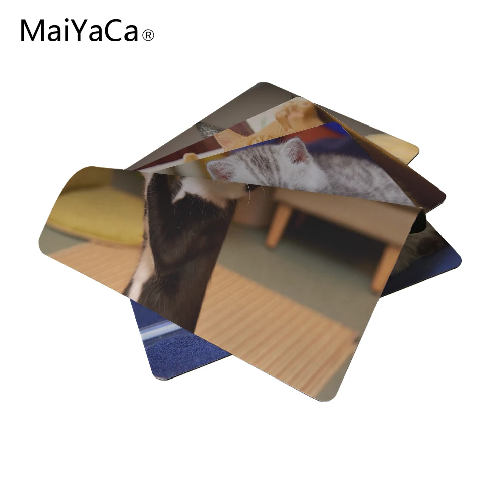 Игровой коврик для мыши MaiYaCa в виде пушистого кота 18*22 см и 25*29 | Компьютеры офис