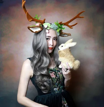 

headbands hair festive party supplies gift christmas decorations reindeer antlers girls costume women headband