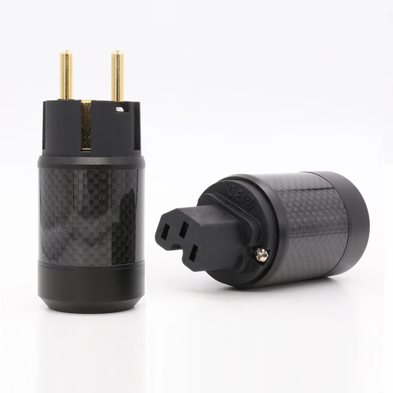 Audiocrast Hi-End Gold Plated EU Power Plug Schuko