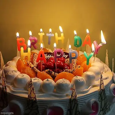 2017 Happy Birthday Letter Candles Toothpick Cake Cute Candle Kids Party Decoration|candle kids|cute candleletter candles - AliExpress