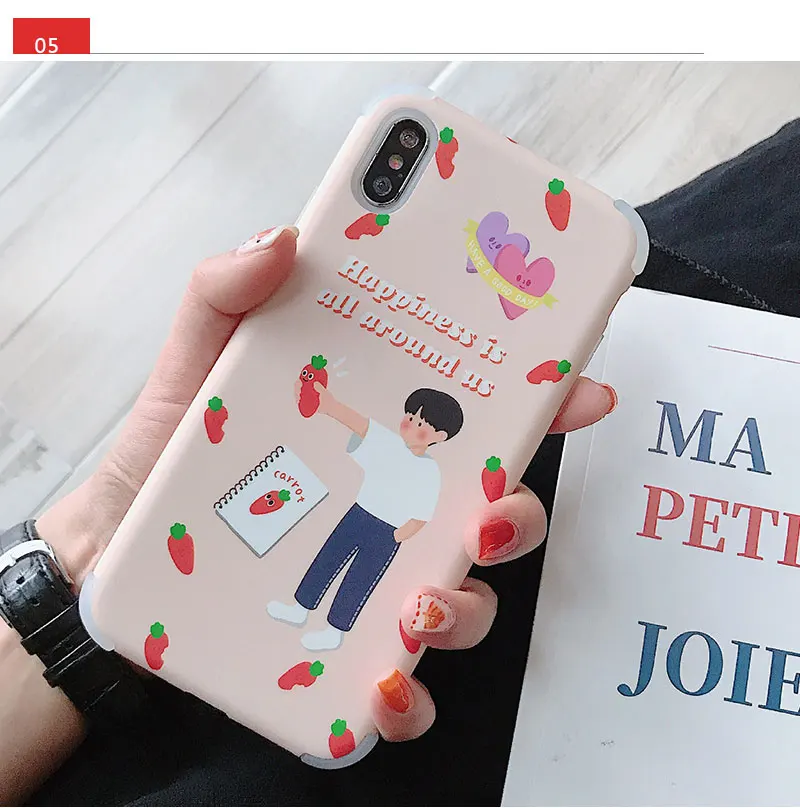 Boy Girl Hard Acrylic Case For iPhone 8 8plus 7 7 Plus Phone Case For iphone 6 s 6s Plus X XR XS Max Cases Cover Funda Capinha   (20)