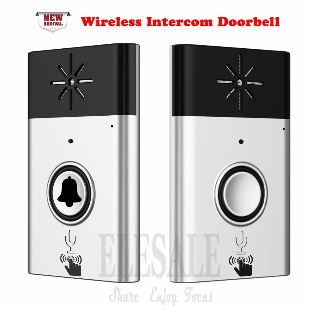 New Wireless Doorbell System Door Phone 2 Way Audio For Home Security And