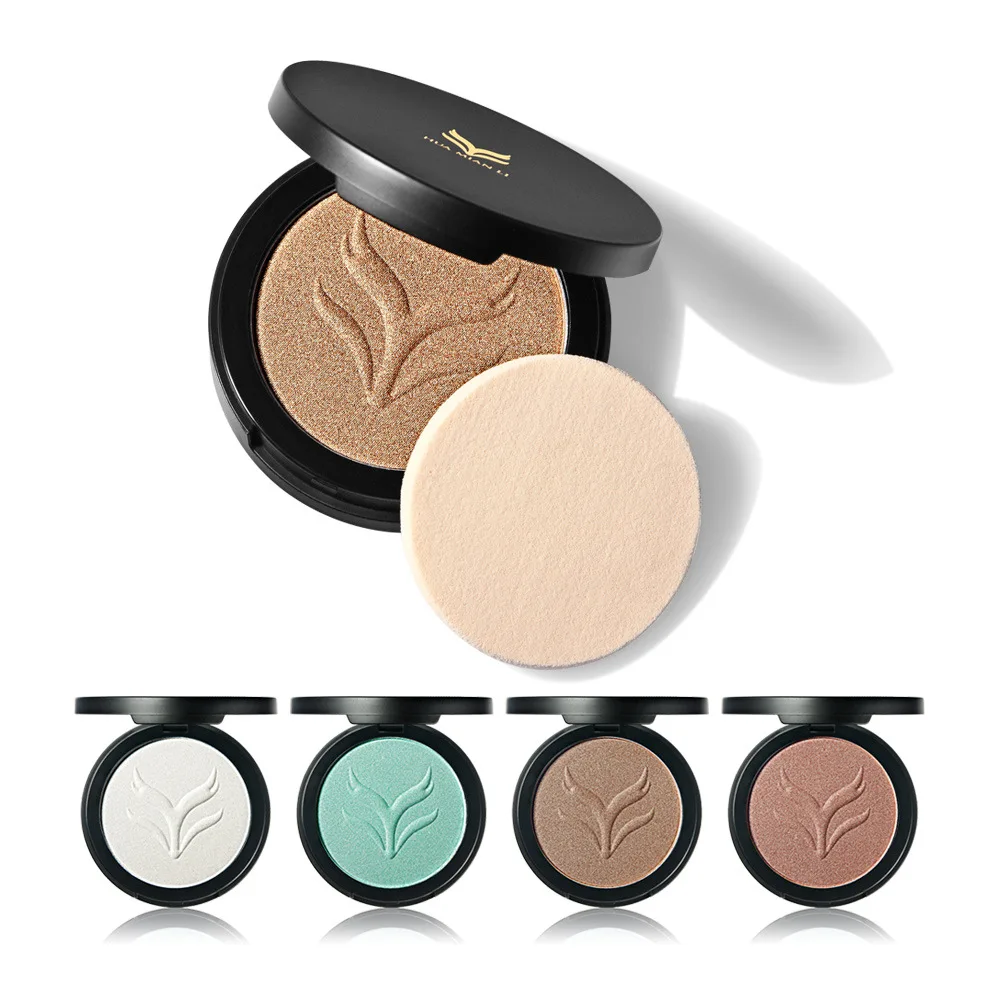 

HUAMIANLI Brand Gold Highlighter Powder Sleek Bronzer Makeup Palette Kit Multi-function glow kit Face Contour Blush Eye Shadow