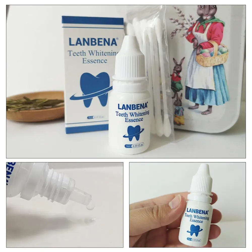 10ml Teeth Whitening Essence Oral Hygiene Cleaning Serum Powder Eliminates Plaque Teeth Teeth Whitening Tools Paste 2