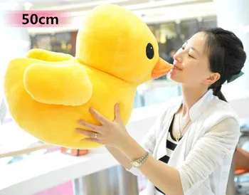 

50cm ducks Plush stuffed toys, big yellow duck plush toys, stuffed duck doll for children, cotton soft, free shipping