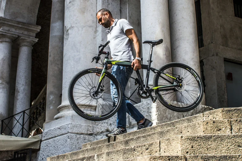 Sale The new 26-inch aluminum alloy folding mountain bike transmission disc folding bike 9