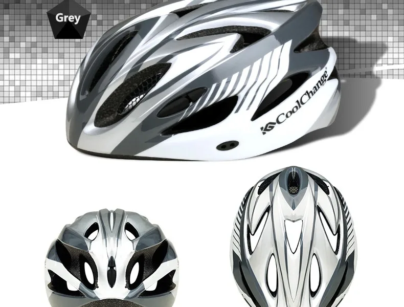 CoolChange езды на велосипеде шлем и дорожный горный велосипед мужчины и женщины над шлем интегрированный езда на велосипеде шлем оснащен