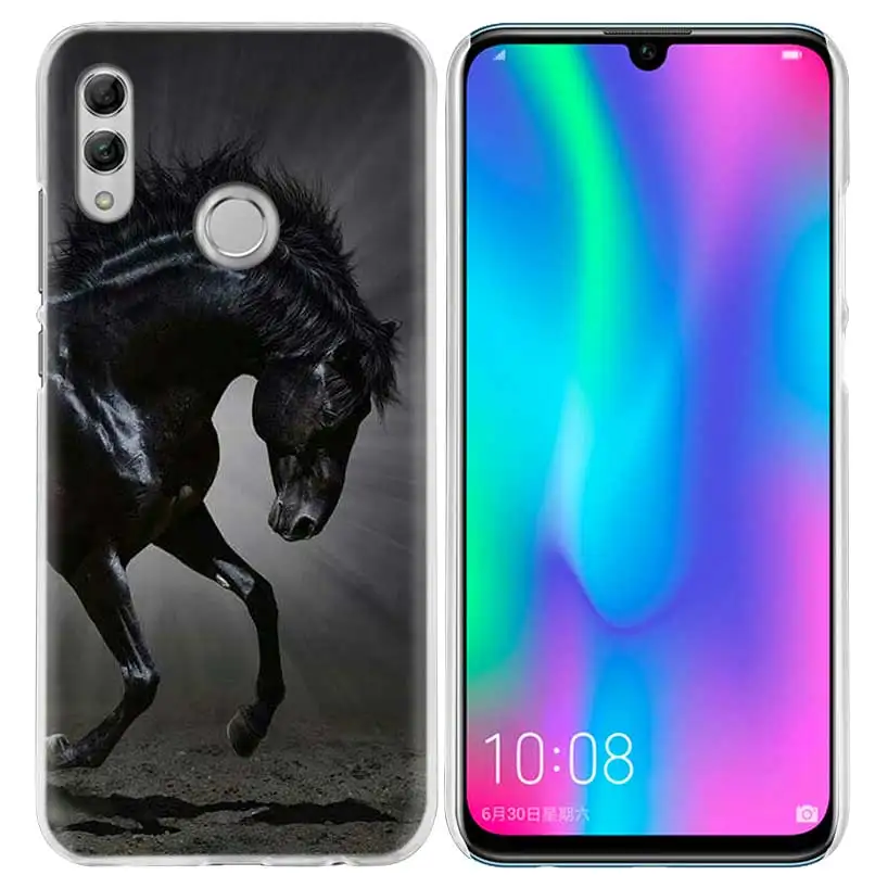 04 В форме лошадок, животных, чехол для huawei Honor 8X Y9 9 10 Lite Play 7C 8C 8S 8A фотоаппаратов моментальной печати 7S 7A Pro V20 20i Y6 Y7 Y5 жесткий чехол из ПК для телефона Coque - Цвет: 04