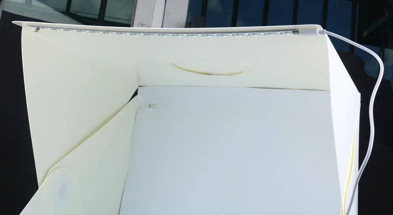 Online 40X40X40 Cm Photo Studio Box Fotografi Latar Belakang Built In Light Photo Kotak Item Kecil Fotografi Box Studio aksesoris