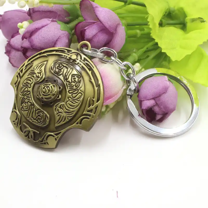 New Arrival Dota 2 Immortal Champion Shield Key Chain Dota2