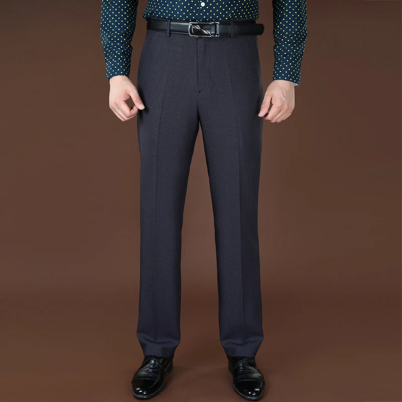 2015 Autumn Winter Men Wool Suit Pants 
