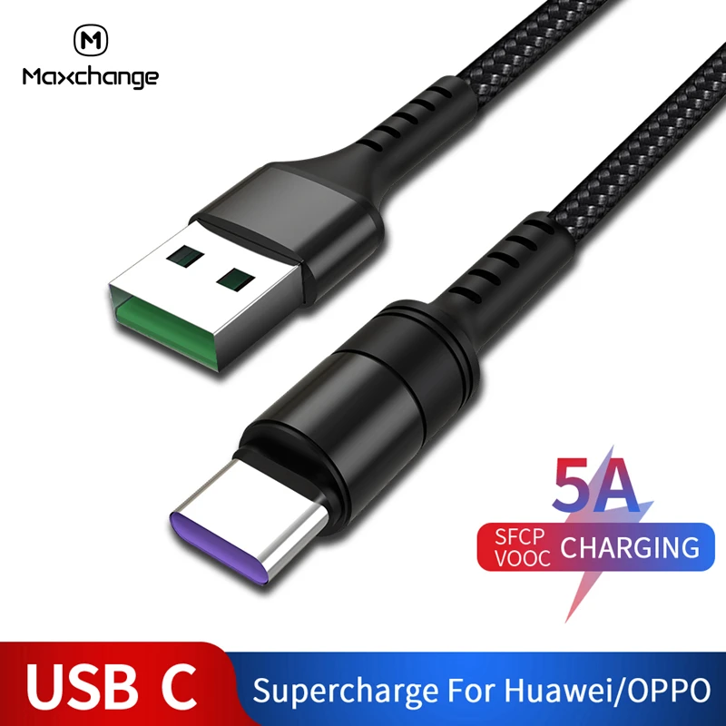USB C Тип-c кабель 5A перегружать Тип usb для huawei p20 lite быстрой зарядки Fast Зарядное
