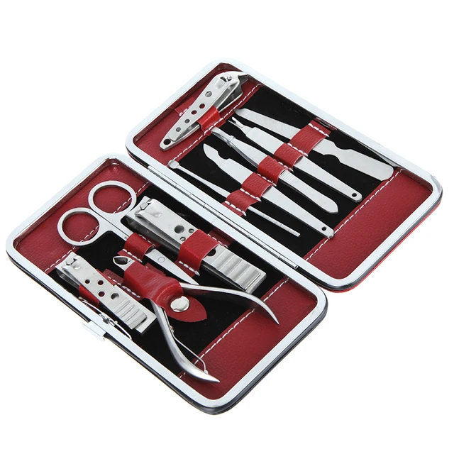 Aliexpress Manicure Pedicure Nail Scissors 10 In 1 Manicure Pedicure Nail Scissors 10 In 1 Stainless Steel Clippers Set Kit