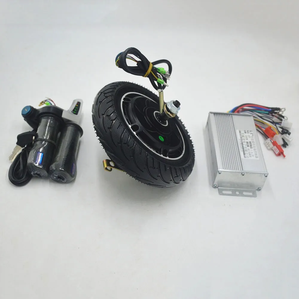 36V 48V 350W electric scooter kit 8inch motor wheel brushless controller throttle for Scooter electric wheelchair accessories|Electric Bicycle Motor| - AliExpress