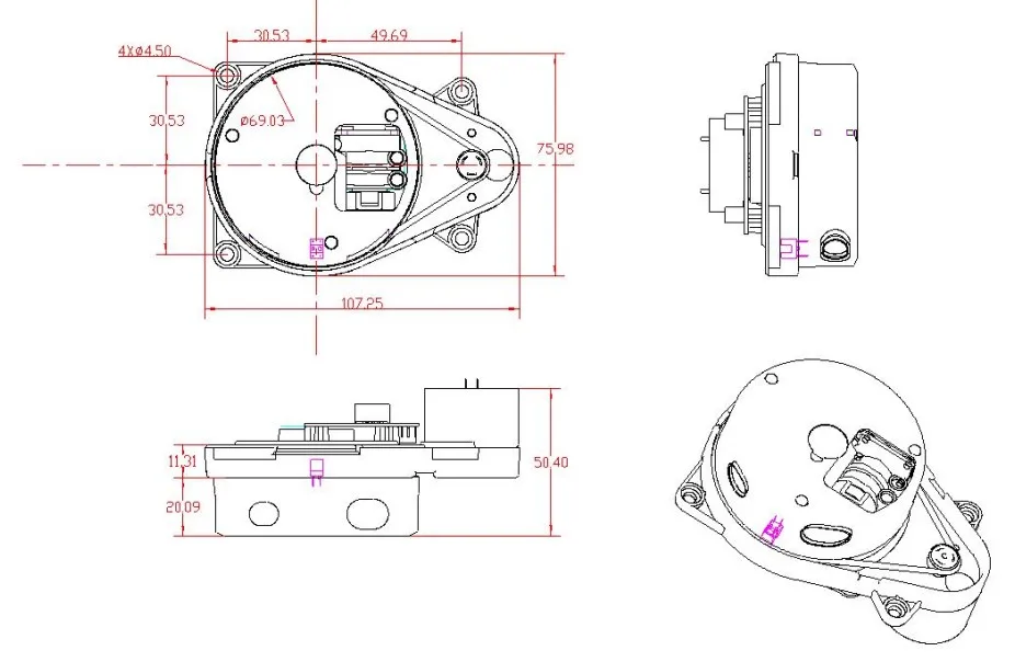 3irobotics LiDAR, датчик дальномера для Robot Module, сканер LiDAR, Датчик короткого измерения, диапазон от 0,13 до 8 м