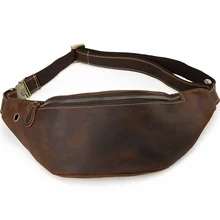 Модные мужские многофункциональные дорожные сумки из натуральной кожи, забавная нагрудная сумка, Мужская поясная сумка высокого качества, Мужская поясная сумка