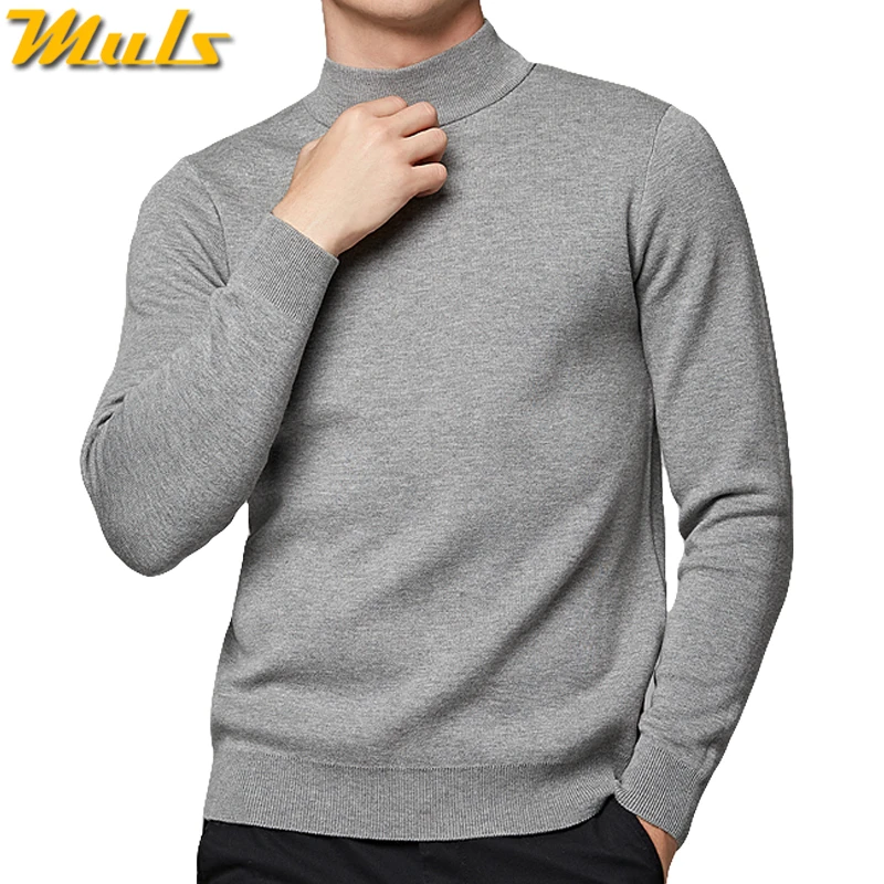 2019 Hot Sale Mock-neck Sweaters Men 