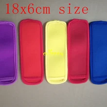 10 шт./лот 15x4 см и 18x6 см Размеры неопрен льда эскимо рукавом поп-держатели, лед Лолли ледяная глыба 10 видов цветов