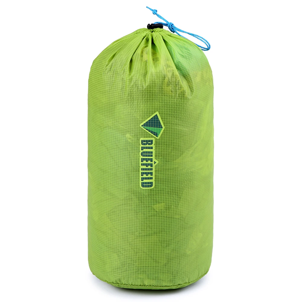 Mejores Ofertas Bluefield-bolsa seca impermeable ultraligera, bolsa de nailon con cordón, equipo de acampada al aire libre 5gy18ez9