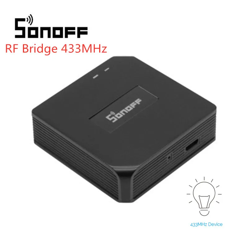 

2 pcs Sonoff RF Bridge 433MHz Smart Switch Wifi/eWeLink Remote control for Alexa Google Home automation kit for security system