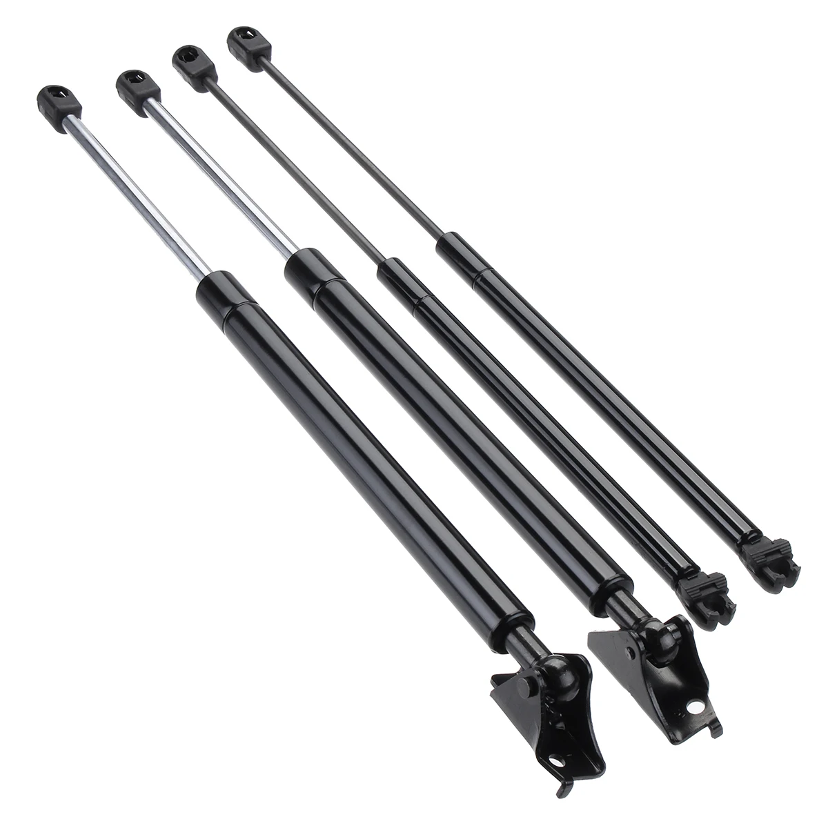  Car 2 Tailgate 2 Rear Window Glass Hood Lift Support Trunk Stand Gas Shocks Struts Springs for Jeep