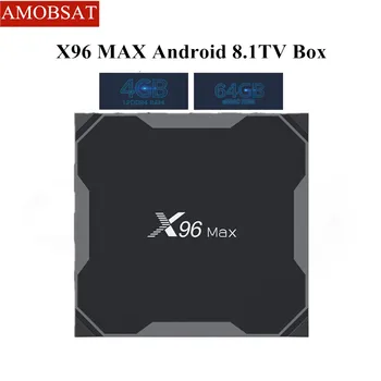 

X96Max Smart TV BOX Android 8.1 Amlogic S905X2 LPDDR4 Quad Core 4GB 32GB 64GB 2.4G&5GHz Wifi BT 1000M 4K Set top box X96 Max X2