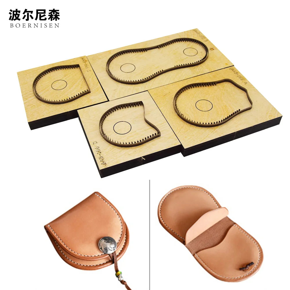 

BOERNISHEN Japanese Knife Coin Purse DIY can be customized leather cutting mold leather decorative die-cut laser cutting