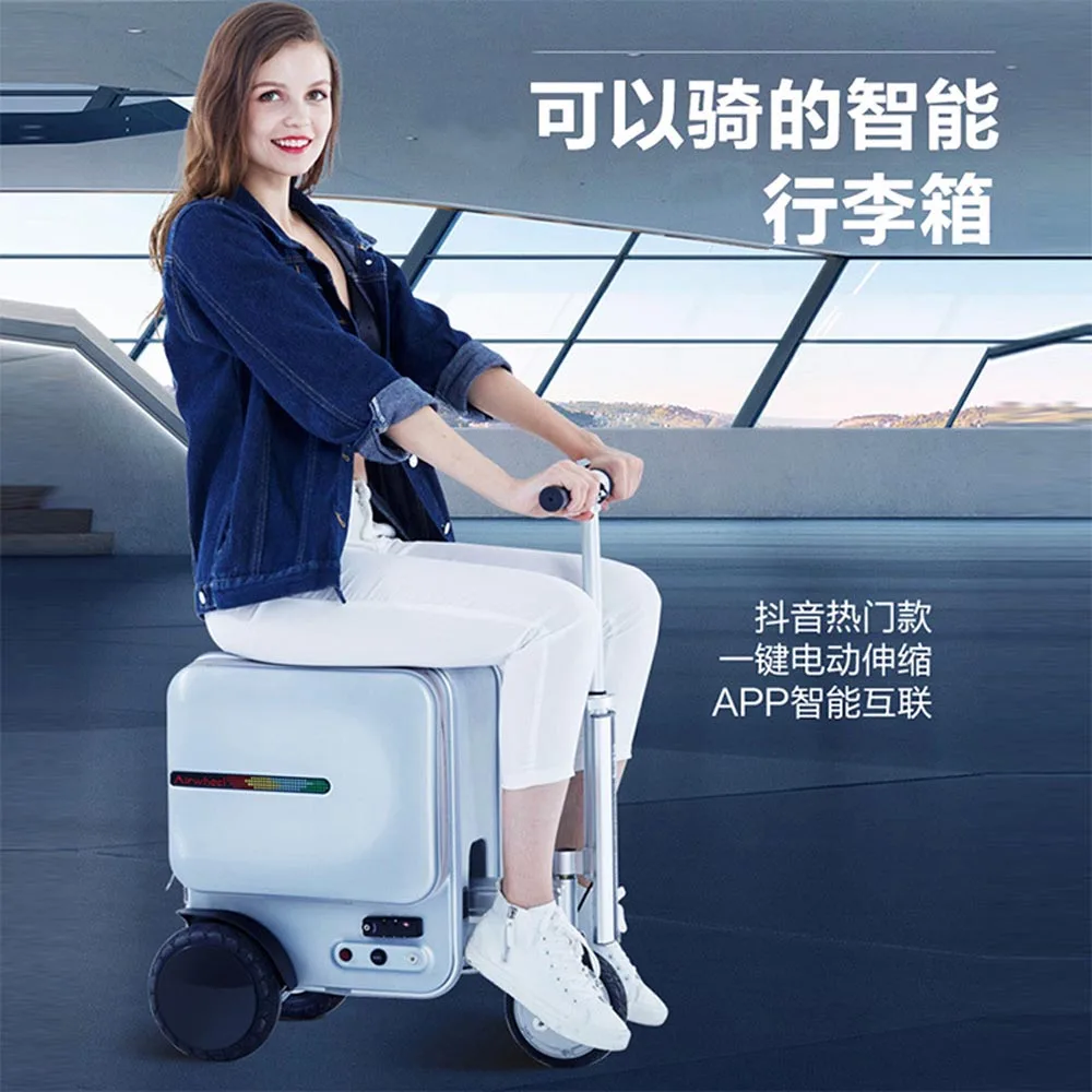 Discount airport travel business leisure riding luggage electric bike scooter 1