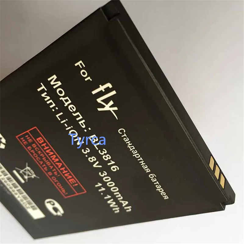 Tyrca 3000mAh Высокое качество 3 8 v BL3816 BL 3816 Аккумулятор для Телефона FLY IQ4504|Аккумуляторы