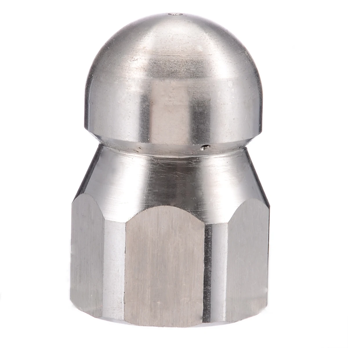 New 1/2''F Pressure Nozzle Washer Drain Sewer Dredge Cleaning Pipe Nozzle Jetter Stainless Steel 5 Jet Rotary Nozzles