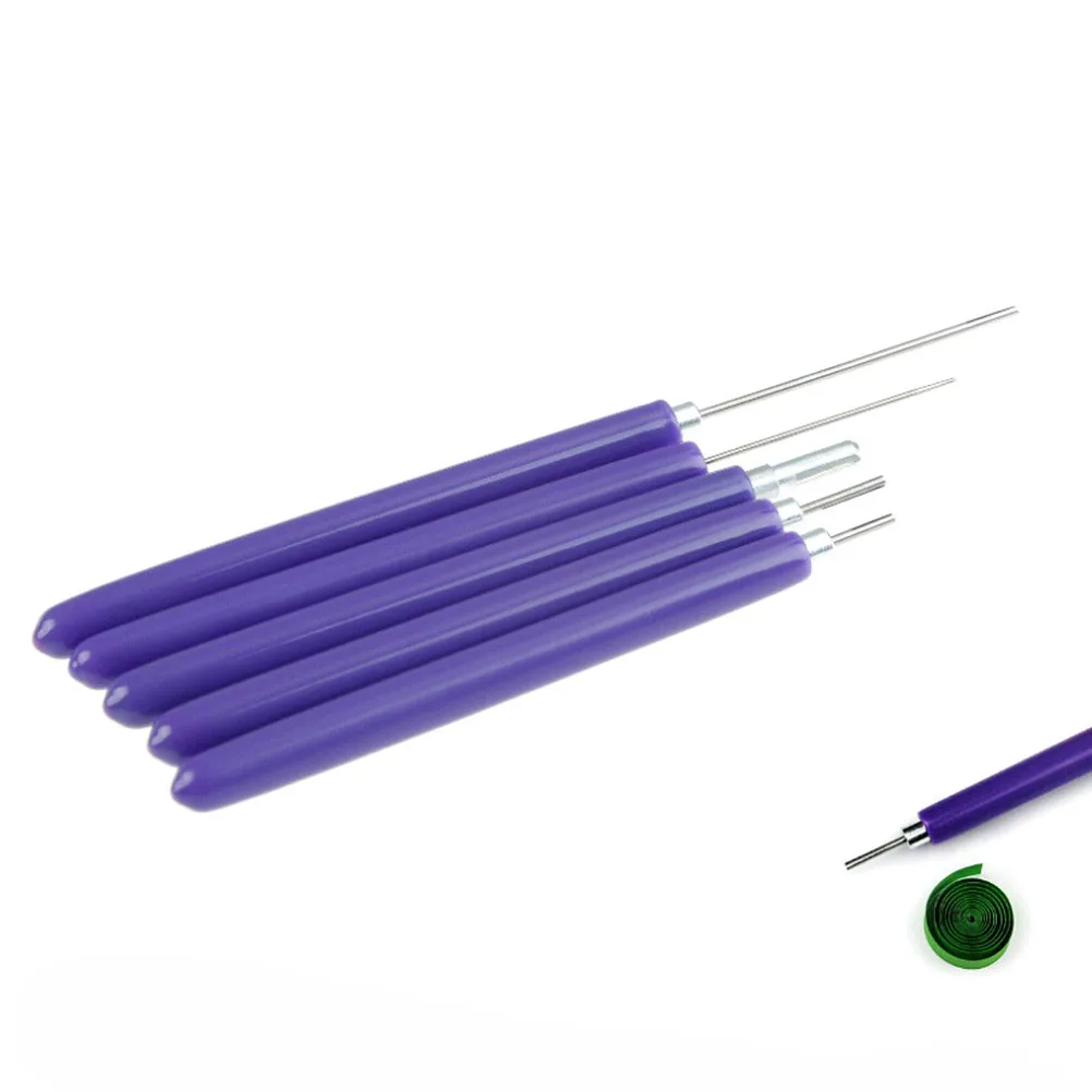 

5 pcs/lot Quilling Paper Pen Quilling Paper Specialty Tool DIY Handmade Tool 110mm/130mm/143mm