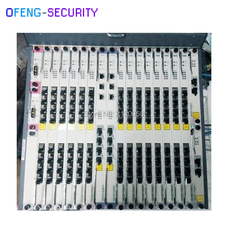 Huawei OLT MA5680T GPON OLT, EPON OLT, smartAX MA5680T OLT Оборудование для оптоволокна с шасси + вентилятор + 2 * scun + 2 * prte + gicf; аксессуары