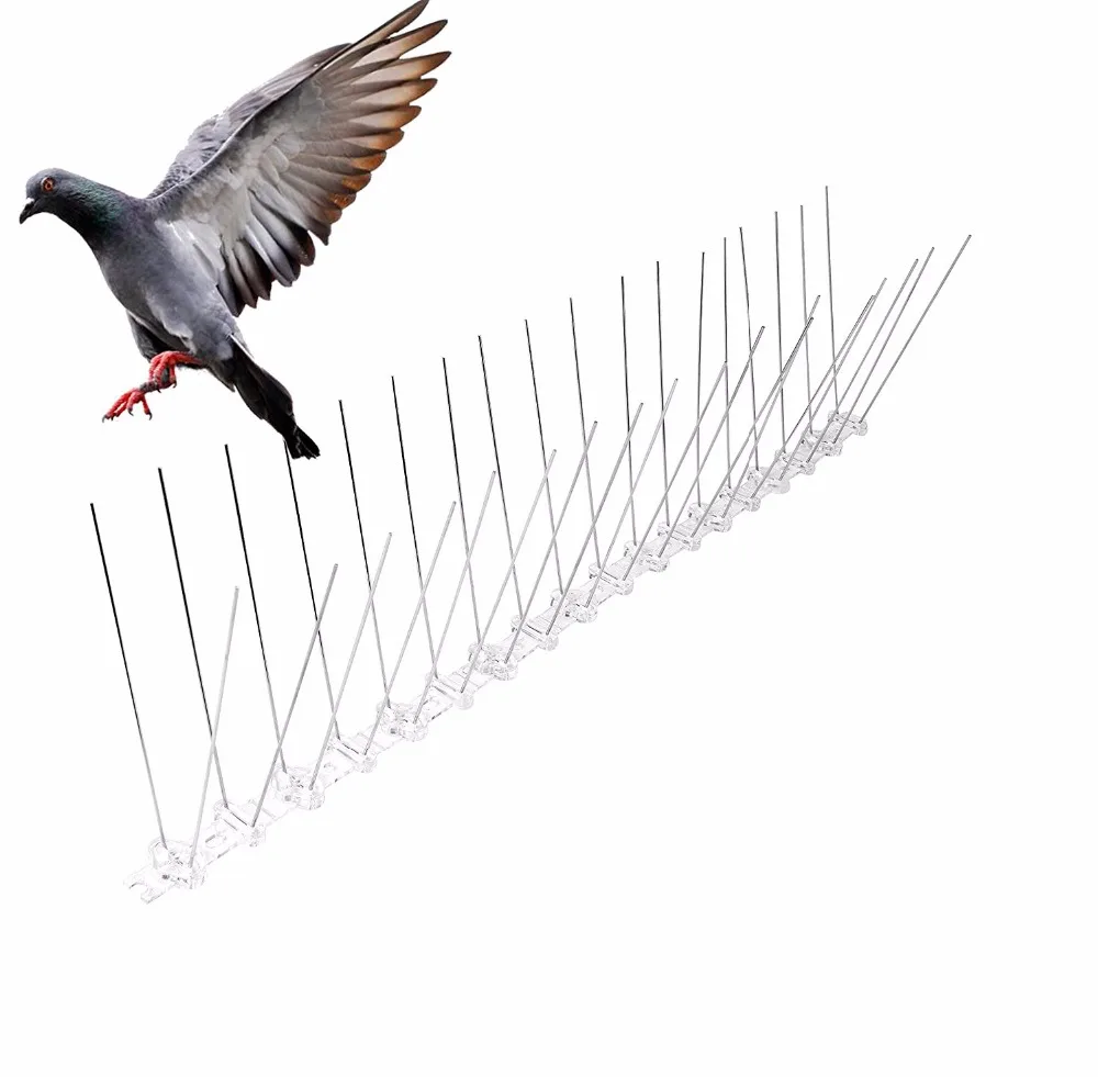 Stainless Steel Bird Repellent Spikes Durable Pigeon Repellent Great