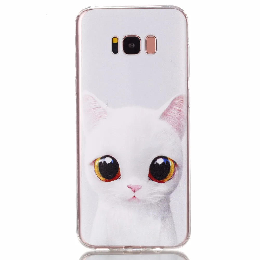 Seonstai Роскошные ТПУ узор чехол для Samsung Galaxy S6 S7 край S8 note 8 A310 A510 A3 A5 2017 печатных