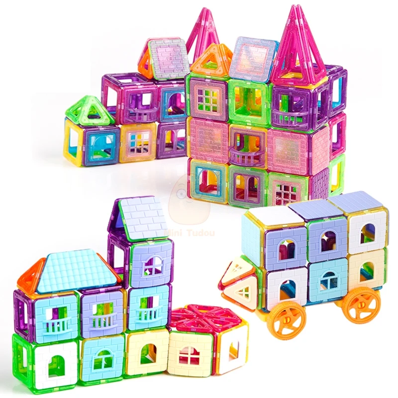 Goede 72 240 Pcs Mini Magnetische Designer Bouw Set Model   Building Plastic Magnetische Blokken Educatief Speelgoed Voor Kids Gift