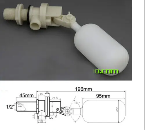 DYKB 1/2 "или 3/4" поплавковый клапан для гидрологики, резервуаров, корыта для лошадей, скота Авто наполнитель поилка для скота, корыто для собак